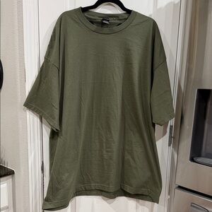 Hanes Olive Green Men's Beefy T-Shirt 3XL